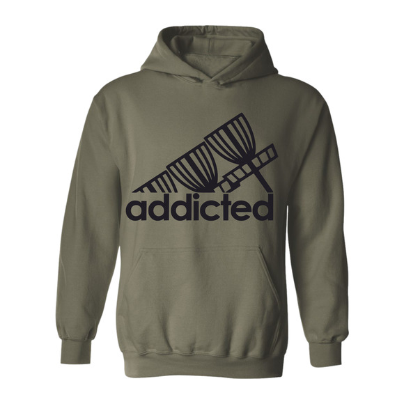 Disc Golf Hoodie Addicted Discgolfer Discgolfing Athletic Sweatshirt - Picture 6 of 11